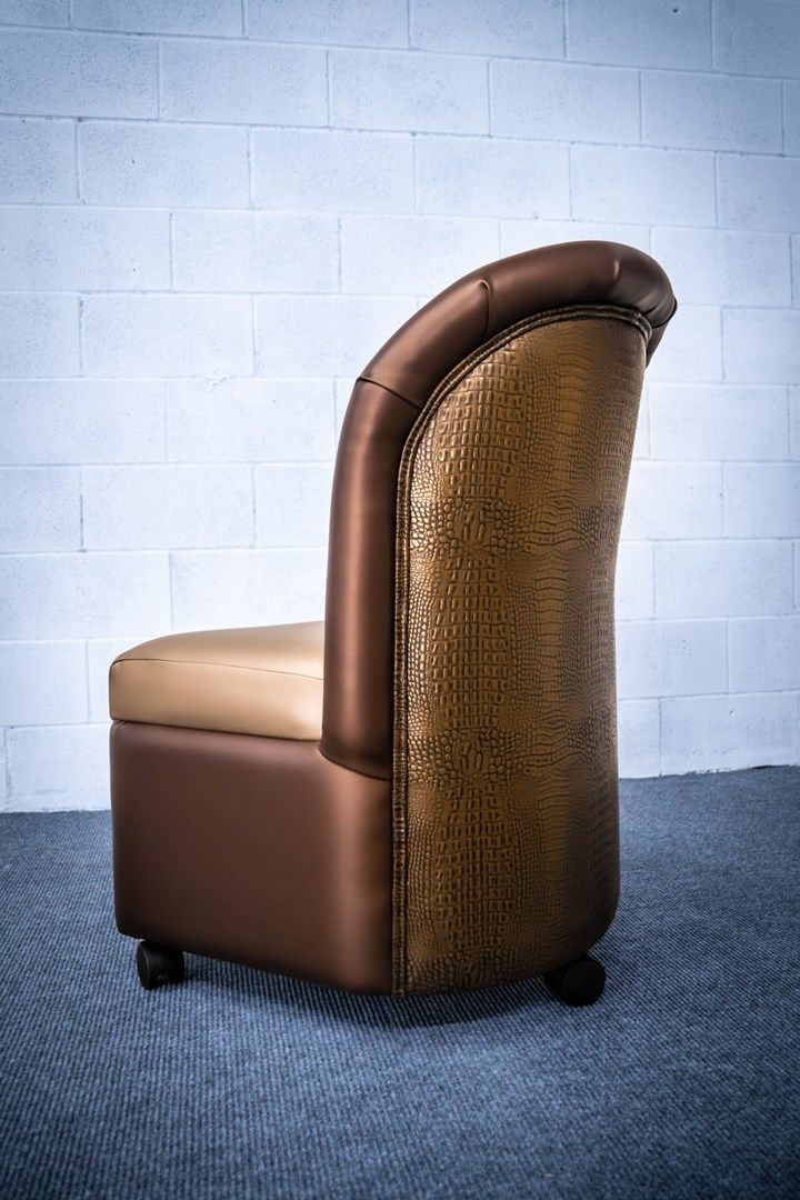 bar restaurant dining chair back view