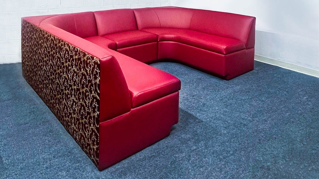 linear nightclub couch